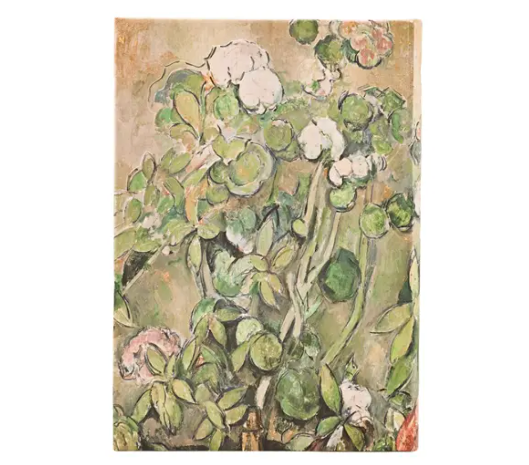 2026 Cezanne's Terracotta Pots and Flowers, Midi, Day-at-a-Time, Hardcover Diary