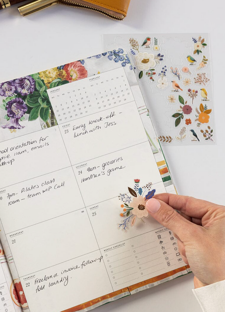 Bespoke 2026 Weekly Calendar Notebook