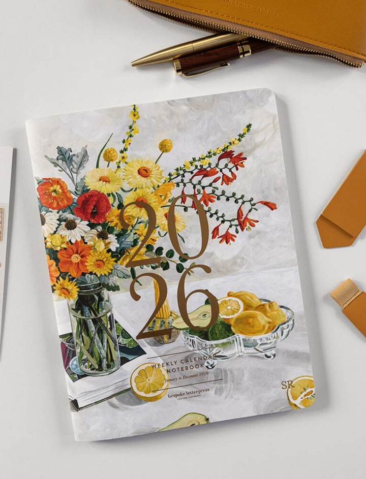 Bespoke 2026 Weekly Calendar Notebook