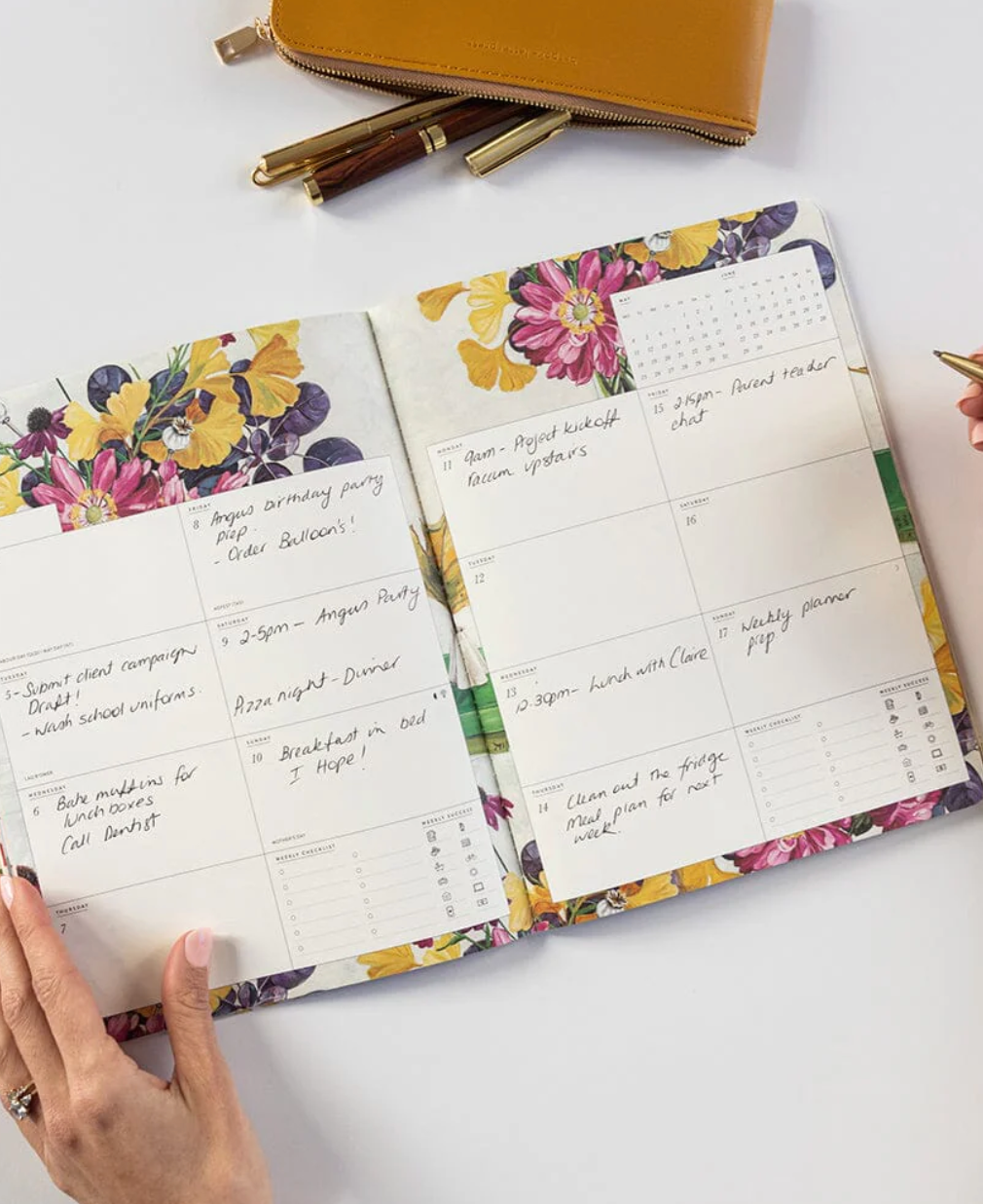 Bespoke 2026 Weekly Calendar Notebook