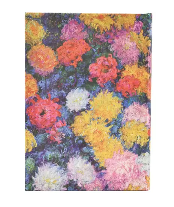 2026 Monet's Chrysanthemums, Mini, Verso, Hardcover Weekly Diary