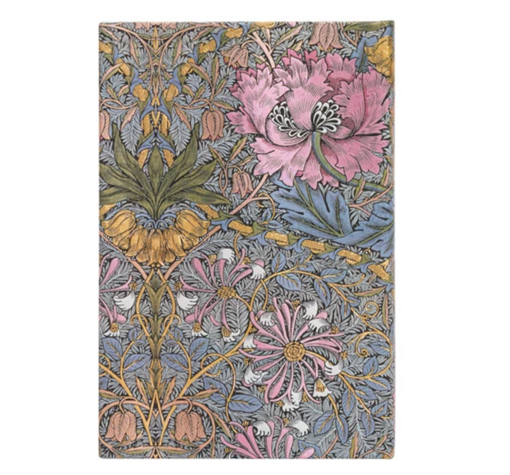 2026 Morris Pink Honeysuckle, Mini, Day-at-a-Time, Hardcover Diary