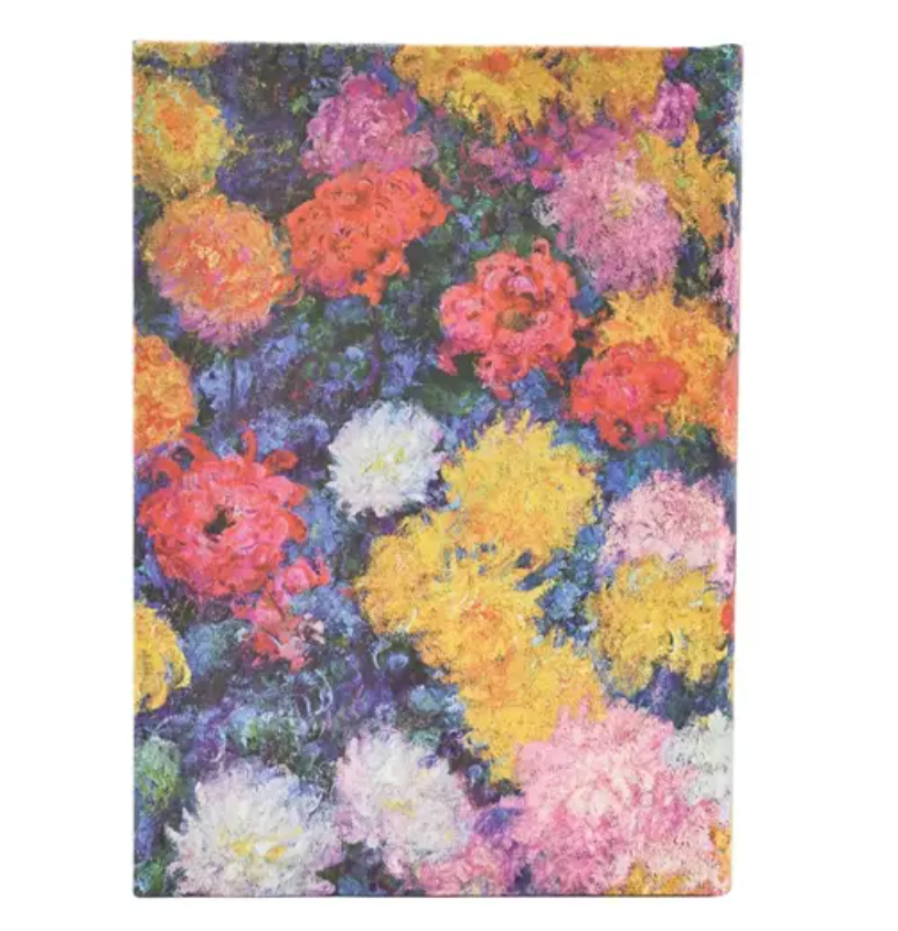 2026 Monet's Chrysanthemums, Mini, Horizontal, Hardcover, Weekly Diary