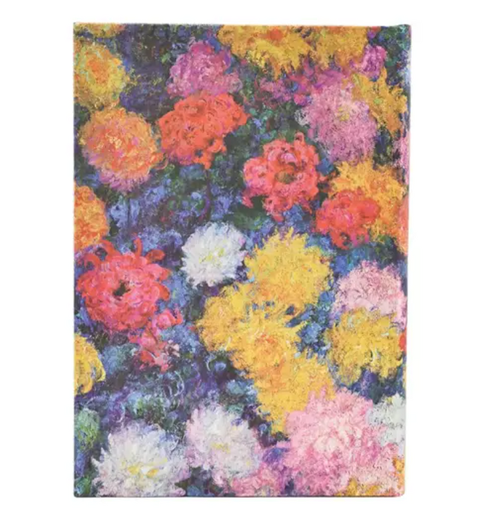2026 Monet's Chrysanthemums, Mini, Horizontal, Hardcover, Weekly Diary