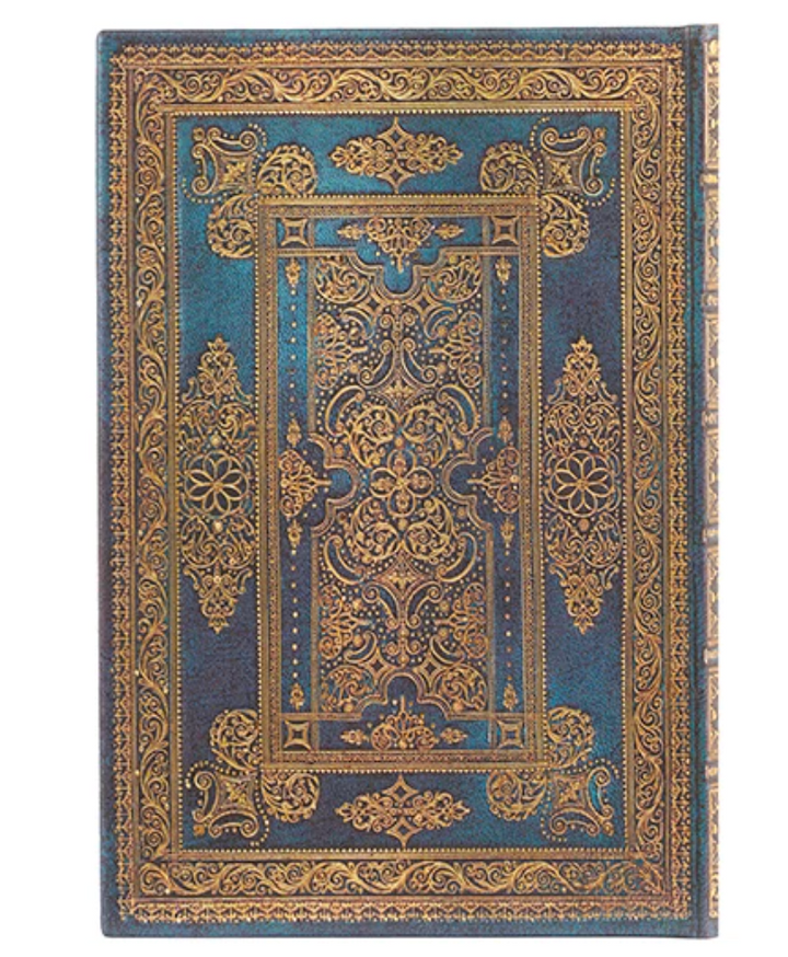 2026 Blue Luxe, Mini, Horizontal, Hardcover Weekly Diary