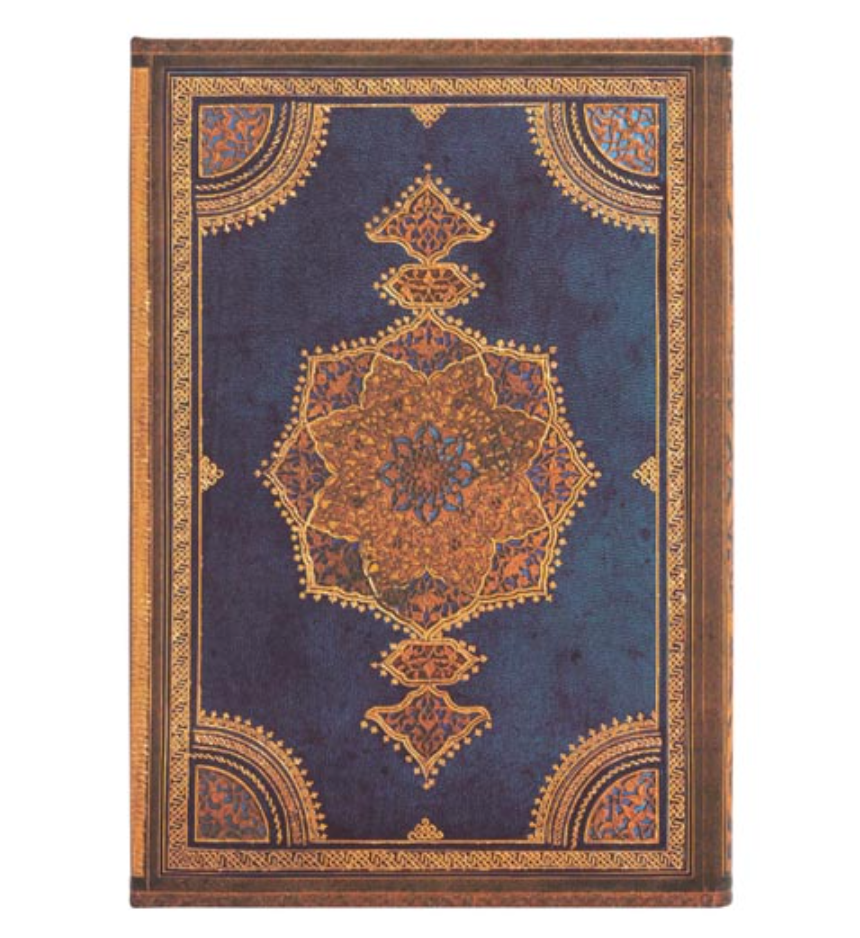 2026 Safavid, Indigo, Midi, Verso, Hardcover Weekly Diary