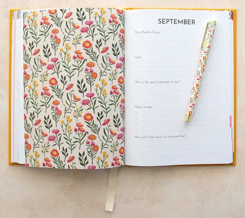 Earth Greetings 2026 Diary - Wattle