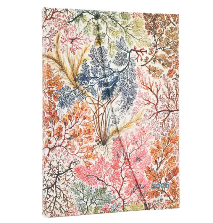 2026 Anemone, Midi, Vertical, Hardcover Weekly Diary