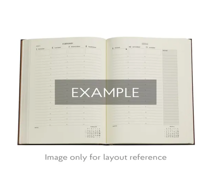 2026 Wildflower Song, Ultra, Vertical, Hardcover Weekly Diary