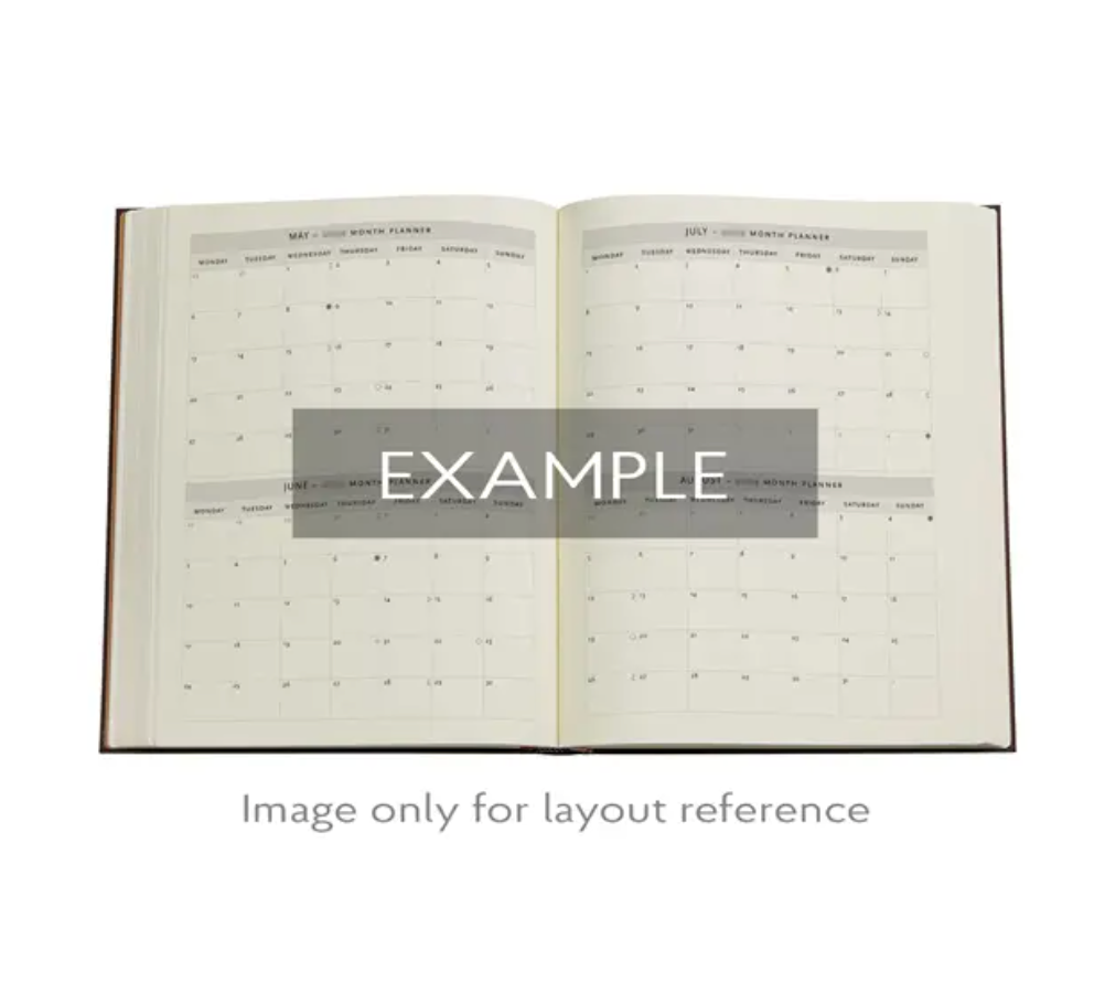 2026 Wildflower Song, Ultra, Vertical, Hardcover Weekly Diary