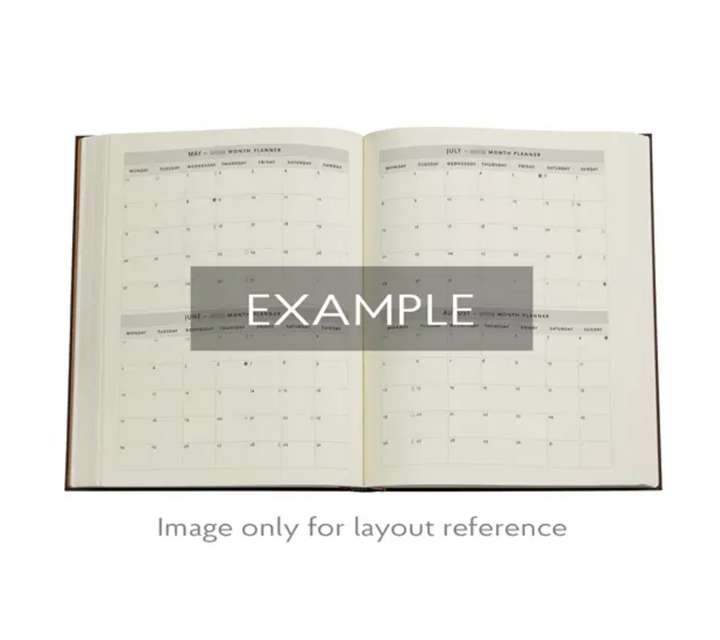 2026 Wildflower Song, Ultra, Vertical, Hardcover Weekly Diary