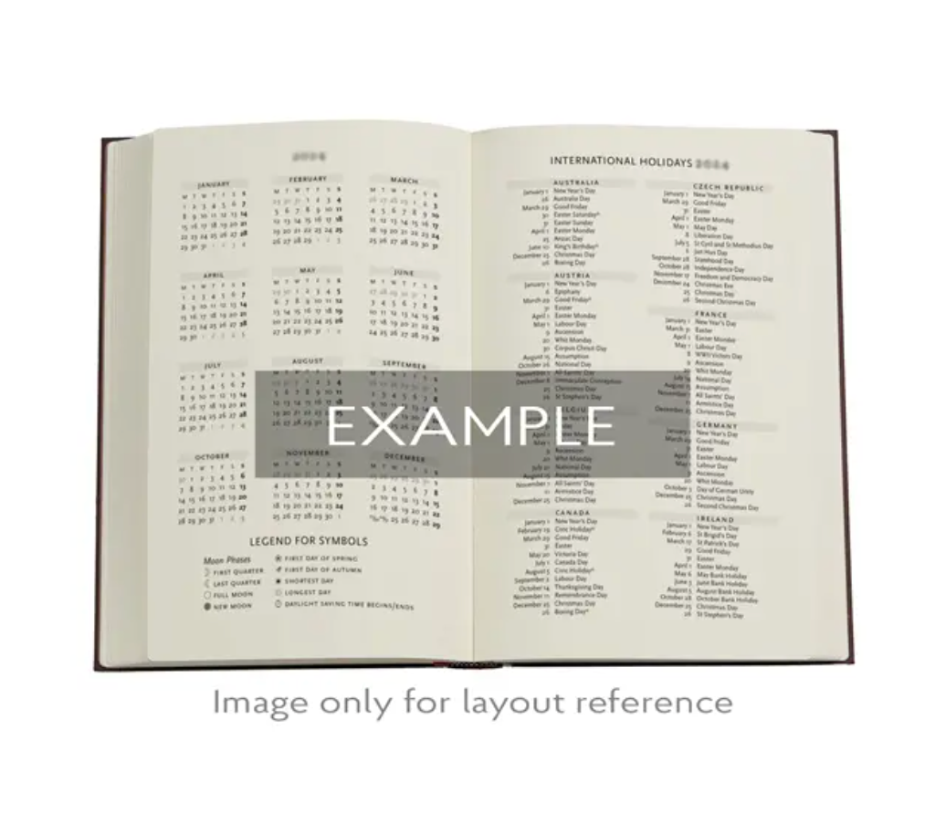 2026 Kara-ori Pink, Maxi, Vertical, Hardcover Weely Diary
