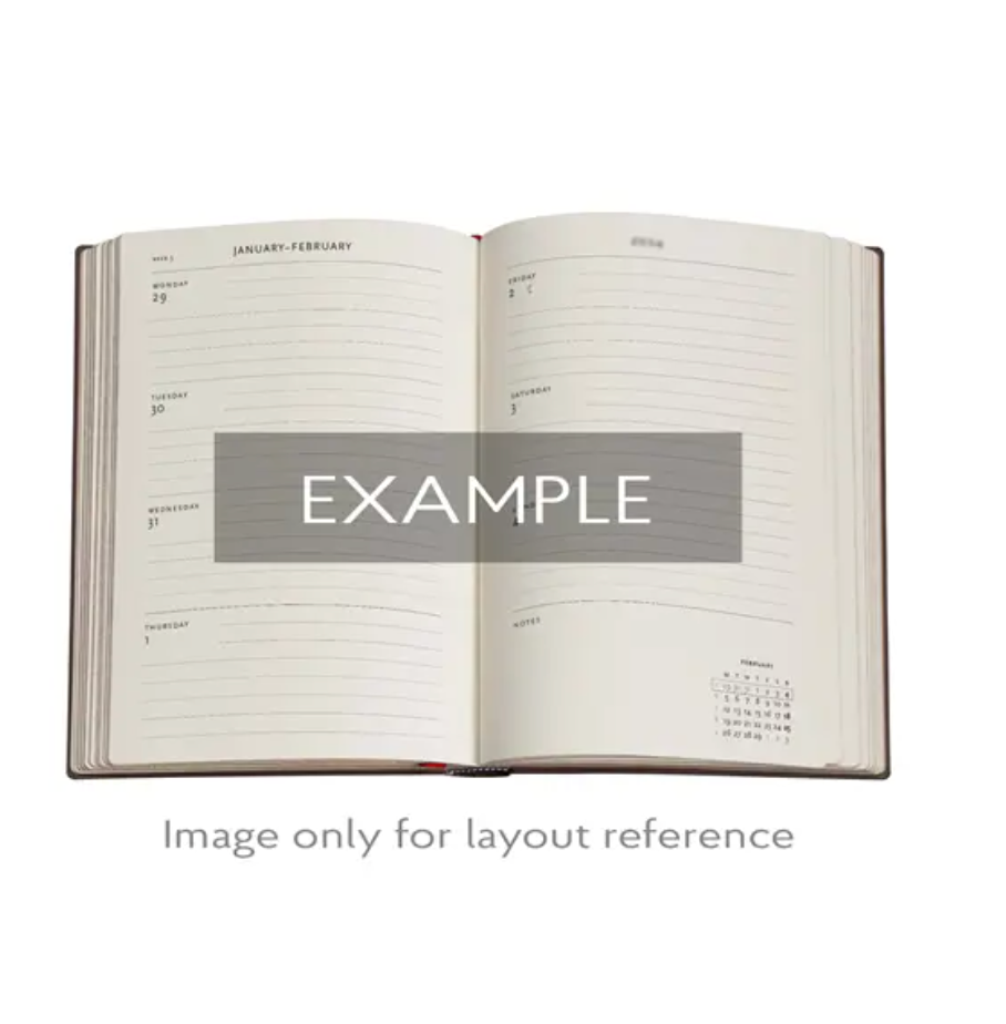 2026 Wildflower Song, Ultra, Horizontal, Hardcover Weekly Diary