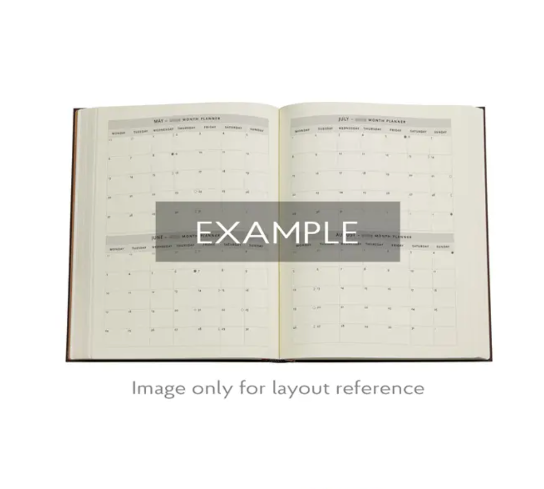 2026 Wildflower Song, Ultra, Horizontal, Hardcover Weekly Diary