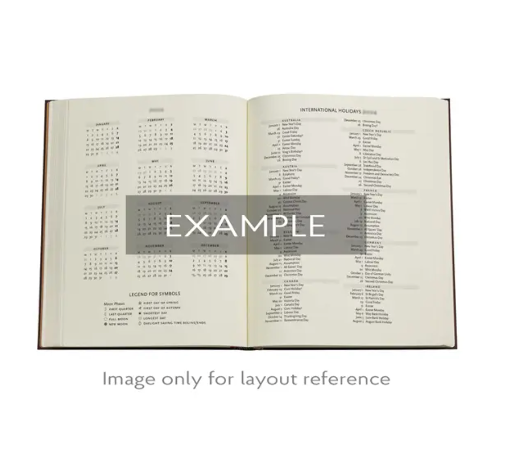2026 Wildflower Song, Ultra, Horizontal, Hardcover Weekly Diary