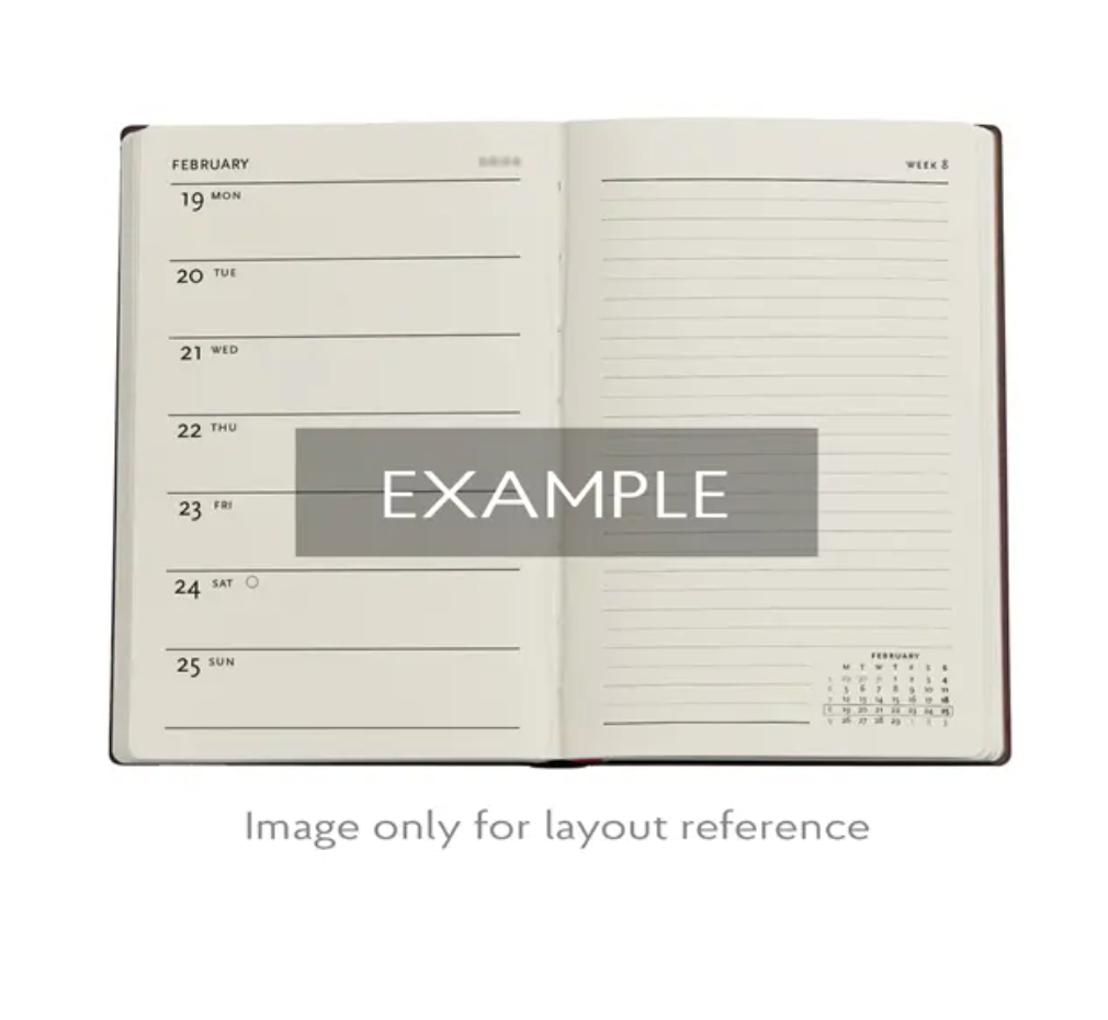 2026 Cezanne's Terracotta Pots and Flowers, Mini, Verso, Hardcover Weekly Planner