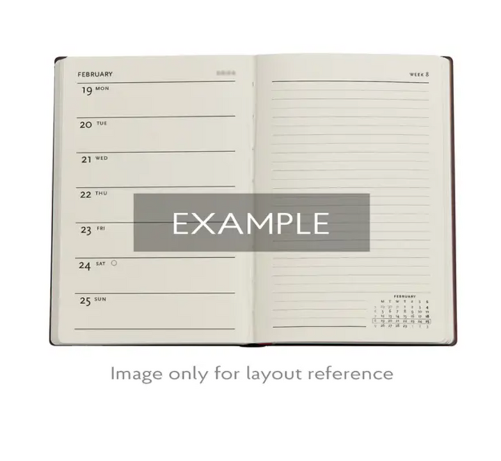 2026 Cezanne's Terracotta Pots and Flowers, Mini, Verso, Hardcover Weekly Planner