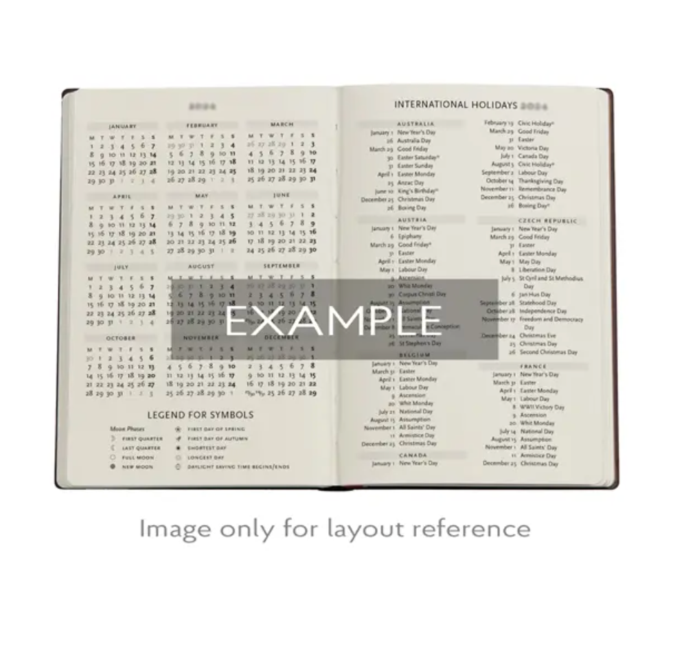 2026 Cezanne's Terracotta Pots and Flowers, Mini, Verso, Hardcover Weekly Planner