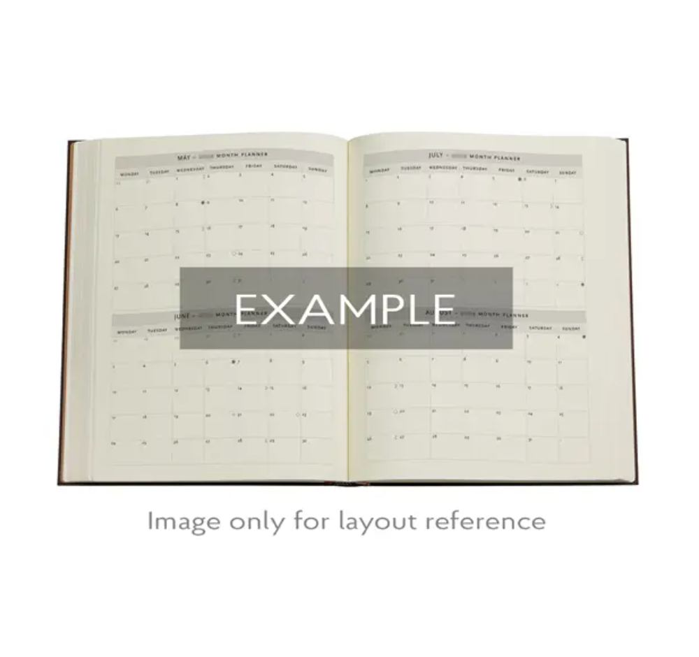 2026 Wild Flowers, Ultra Vertical, Flexi Weekly Diary