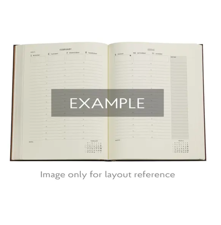 2026 Vault of the Milan Cathedral, Ultra, Vertical, Hardcover Weekly Diary