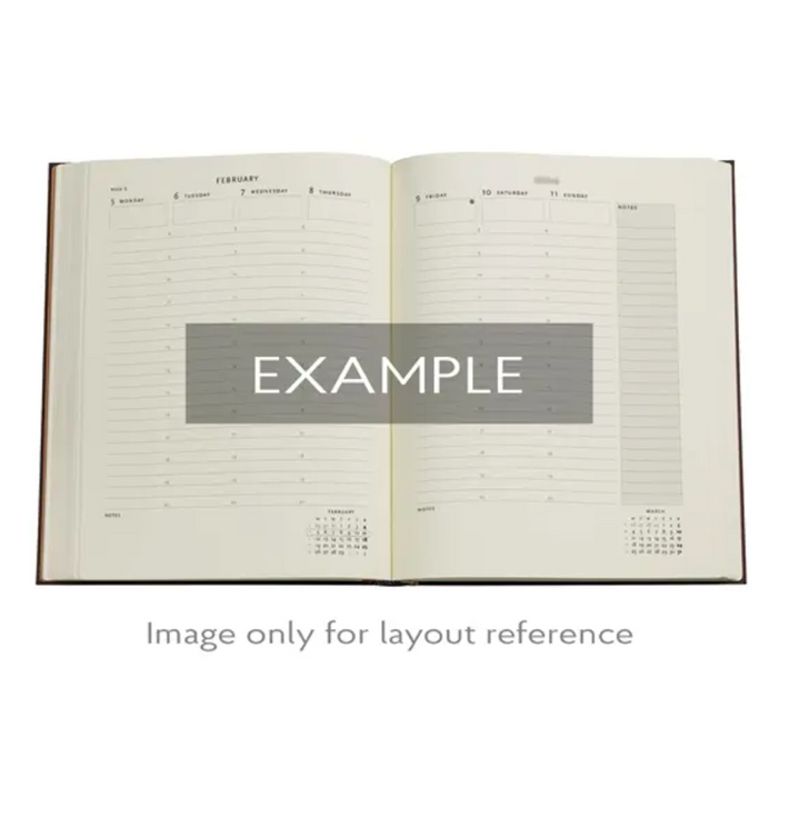 2026 Vault of the Milan Cathedral, Ultra, Vertical, Hardcover Weekly Diary