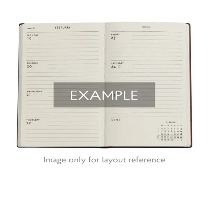 2026 Asterix the Gaul, Midi, Horizontal, Hardcover, Weekly Diary