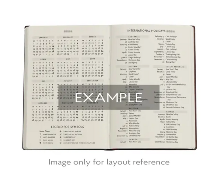 2026 Renoir, Letter to Morisot, Midi, Vertical, Hardcover Weekly Diary