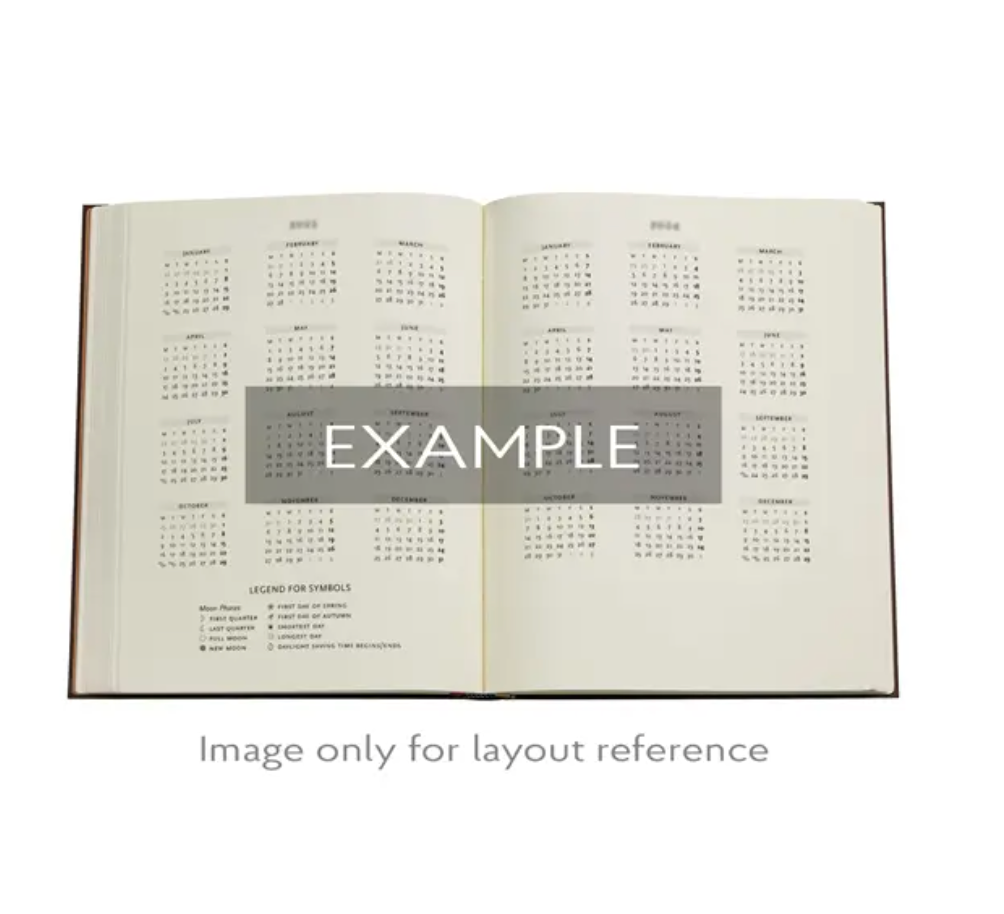 2026 Azure, Ultra, Day-at-a-Time, Hardcover Diary