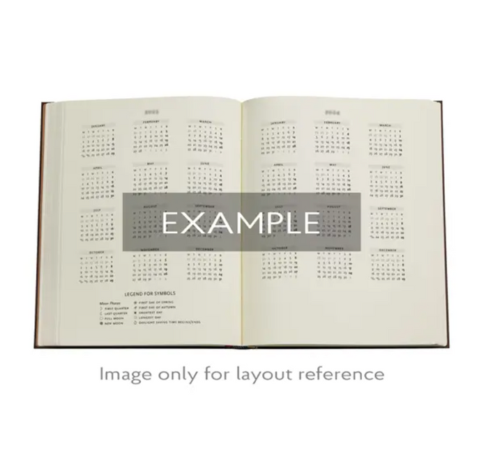 2026 Azure, Ultra, Day-at-a-Time, Hardcover Diary