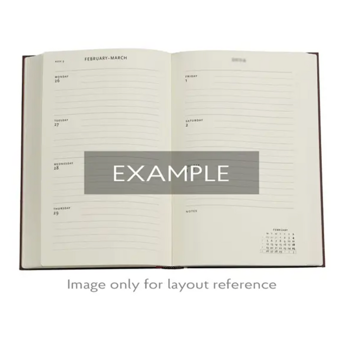 2026 Monet's Chrysanthemums, Maxi, Horizontal, Hardcover Weekly Diary