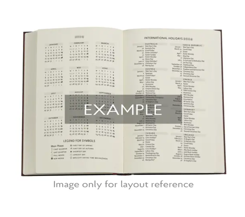 2026 Monet's Chrysanthemums, Maxi, Horizontal, Hardcover Weekly Diary