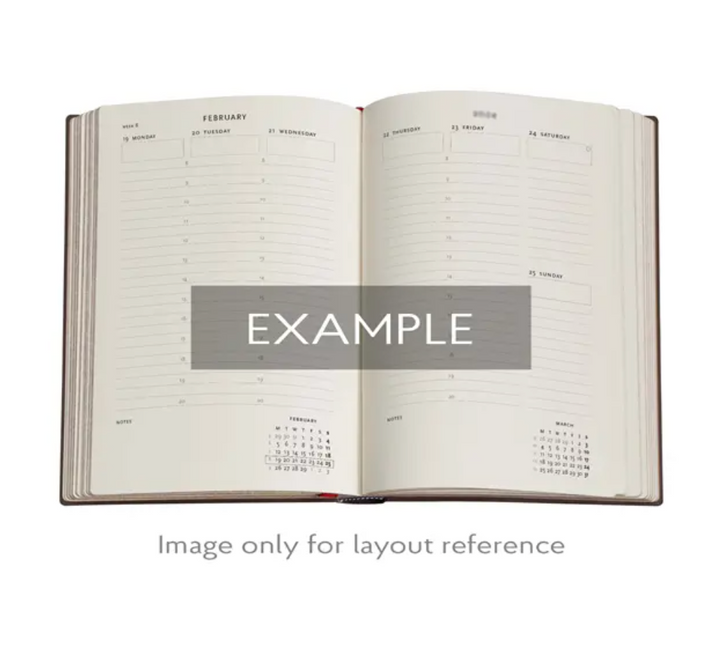 2026 Monet's Chrysanthemums, Maxi, Vertical, Hardcover Weekly Diary