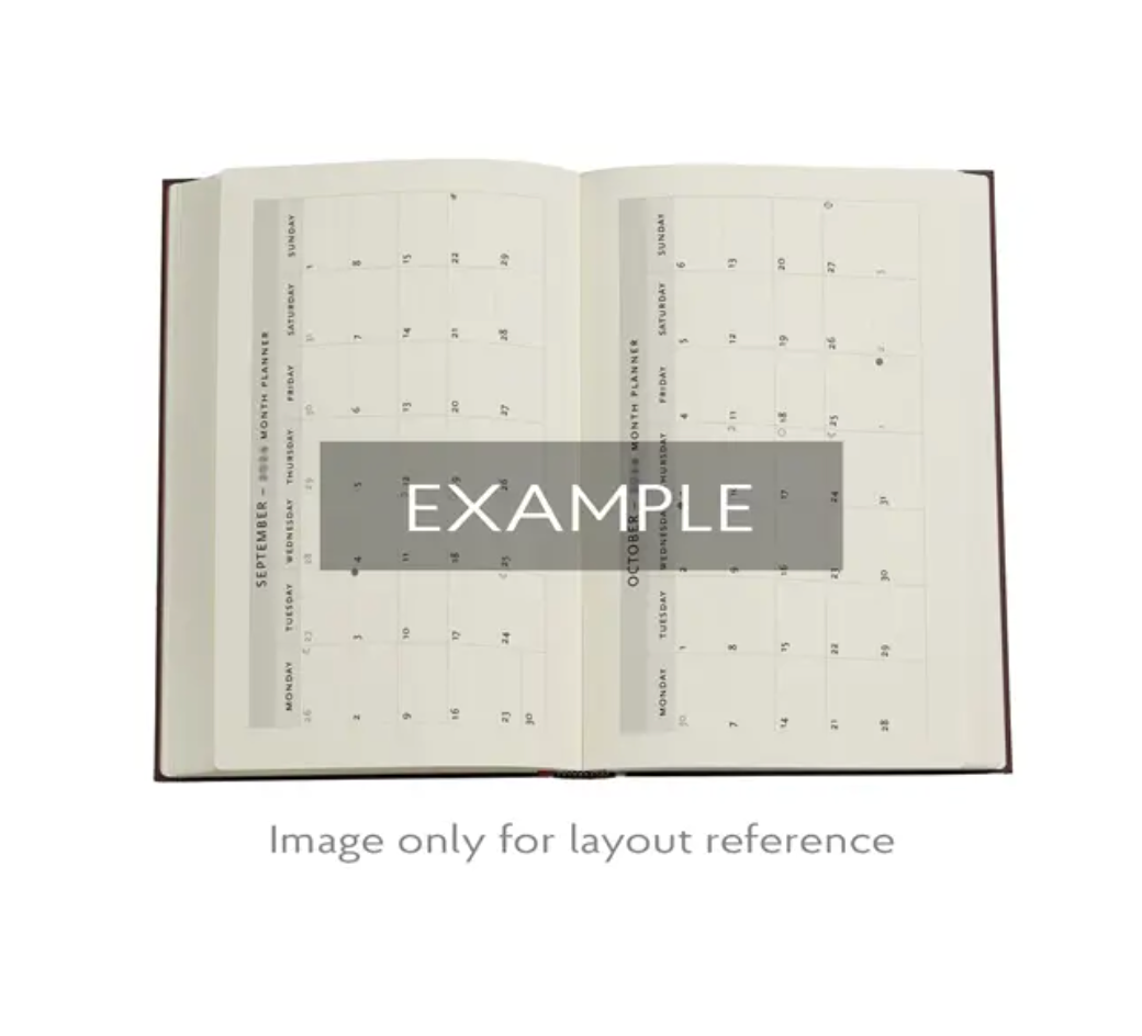 2026 Monet's Chrysanthemums, Maxi, Vertical, Hardcover Weekly Diary