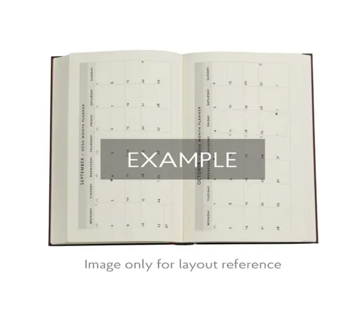 2026 Monet's Chrysanthemums, Maxi, Vertical, Hardcover Weekly Diary