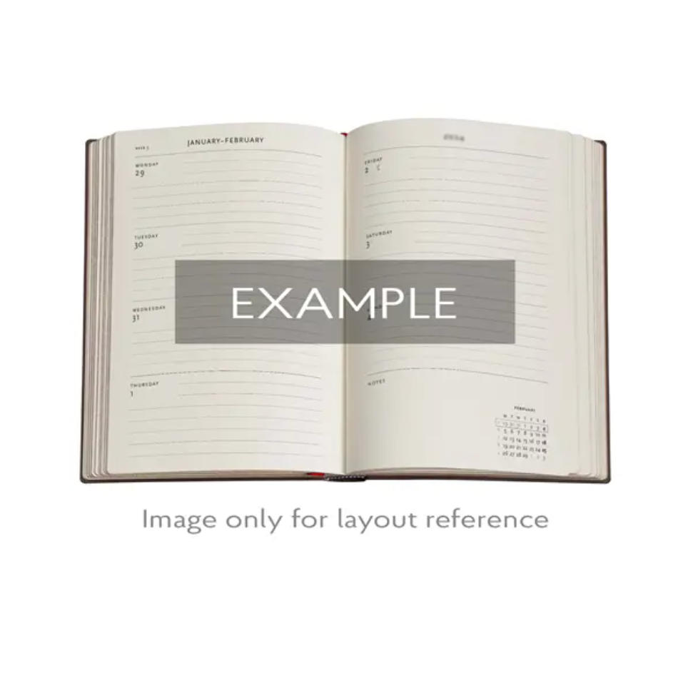 2026 Vault of the Milan Cathedral, Ultra, Horizontal, Hardcover Weekly Diary