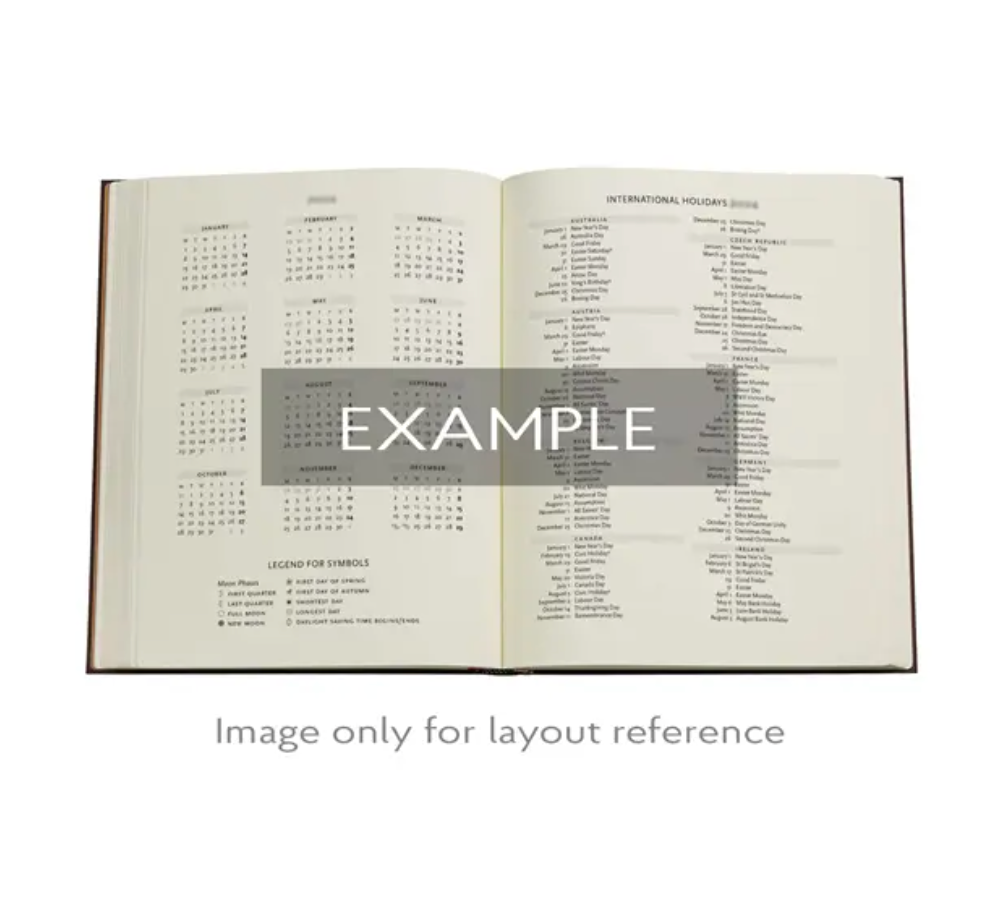 2026 Vault of the Milan Cathedral, Ultra, Horizontal, Hardcover Weekly Diary