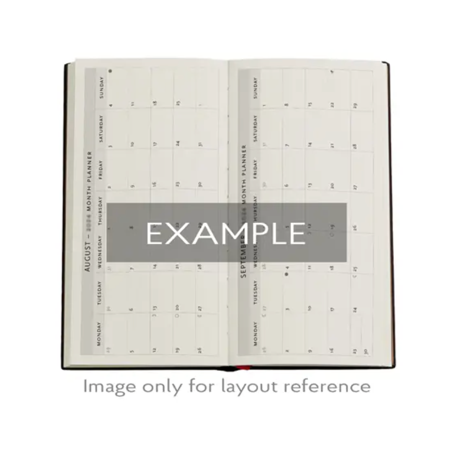 2026 Porto, Slim, Horizontal, Hardcover Weekly Diary