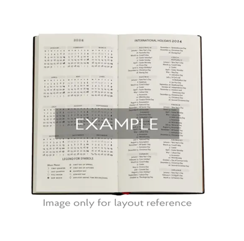 2026 Porto, Slim, Horizontal, Hardcover Weekly Diary