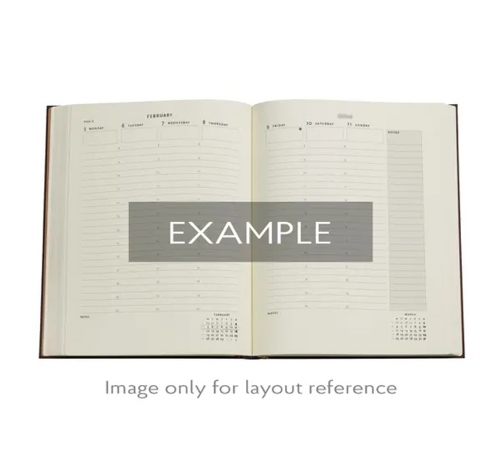 2026 Skybird, Ultra, Vertical, Flexi Weekly Diary