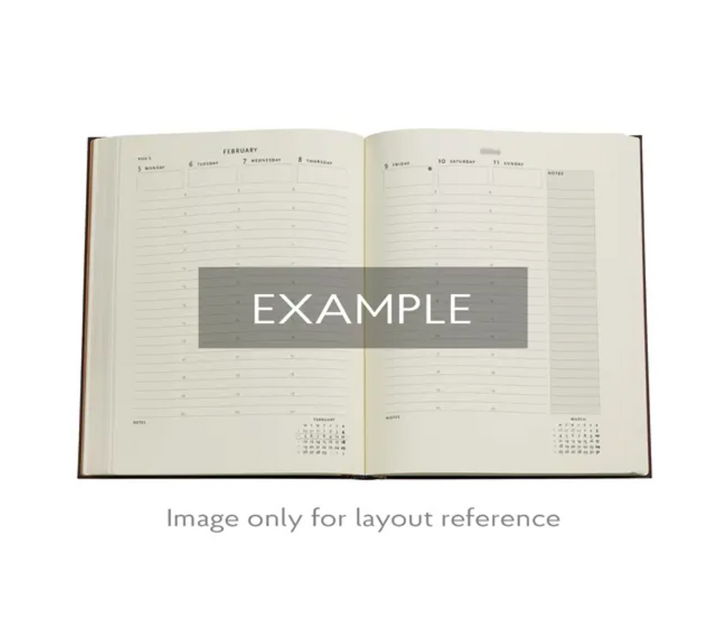 2026 Pear Garden, Ultra, Vertical, Hardcover Weekly Diary