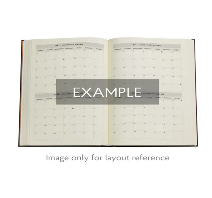 2026 Pear Garden, Ultra, Vertical, Hardcover Weekly Diary