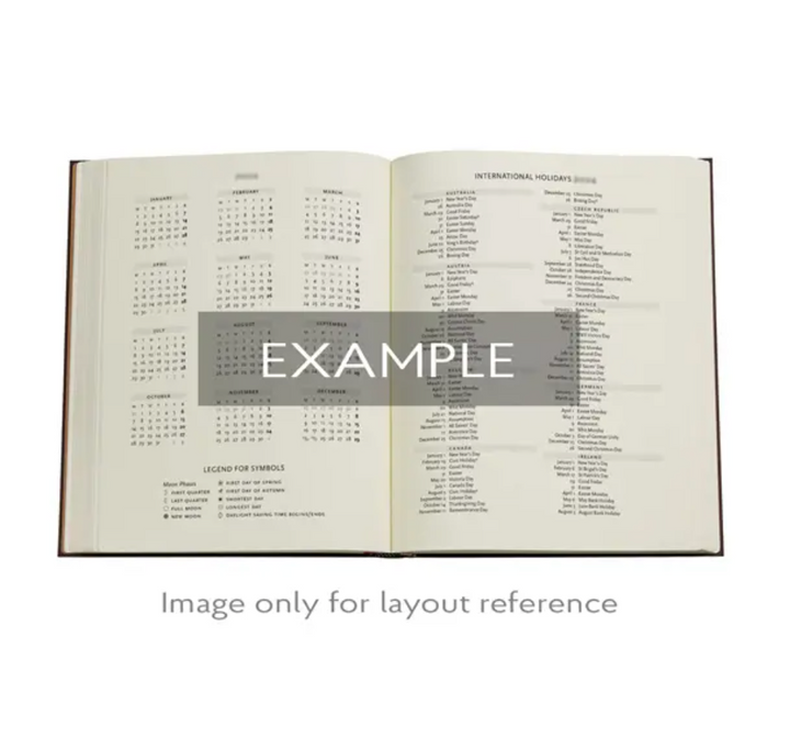 2026 Pear Garden, Ultra, Vertical, Hardcover Weekly Diary