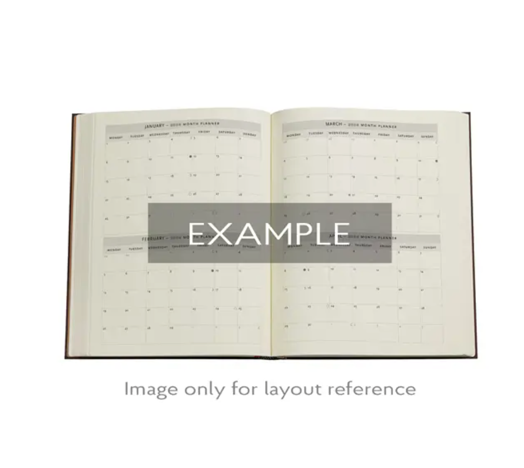 2026 Fiammetta, Ultra, Day-at-a-Time, Flexi Diary