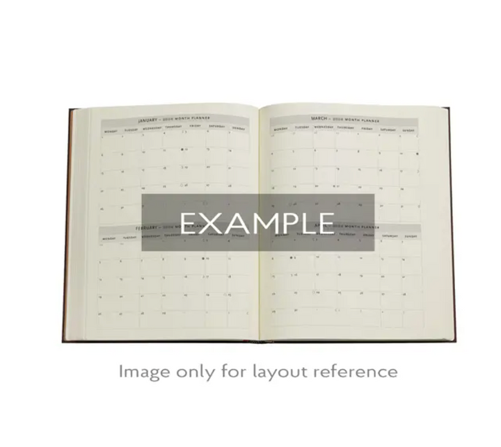 2026 Fiammetta, Ultra, Day-at-a-Time, Flexi Diary