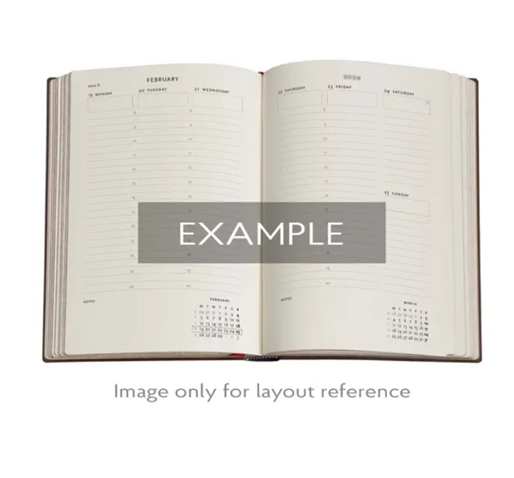 2026 Fiammetta, Midi, Vertical, Hardcover Weekly Diary