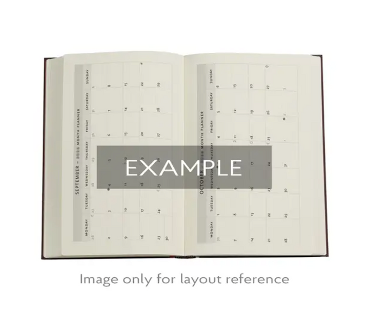 2026 Fiammetta, Midi, Vertical, Hardcover Weekly Diary
