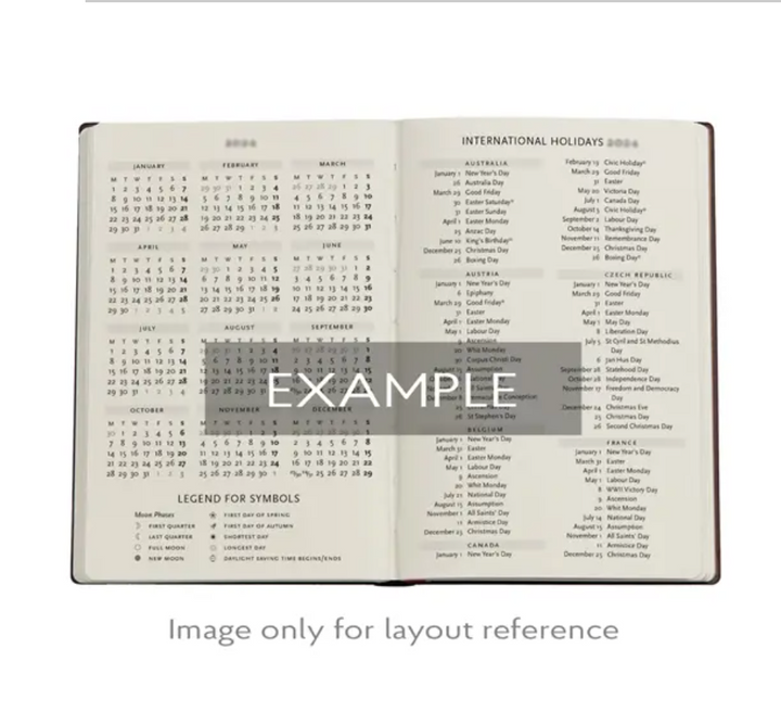 2026 Fiammetta, Midi, Vertical, Hardcover Weekly Diary