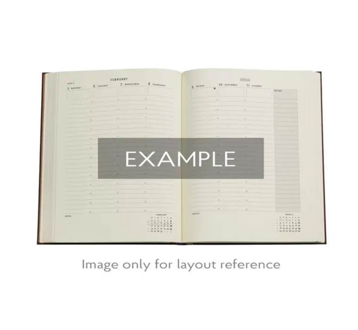 2026 Layla, Ultra, Vertical, Hardcover Weekly Diary