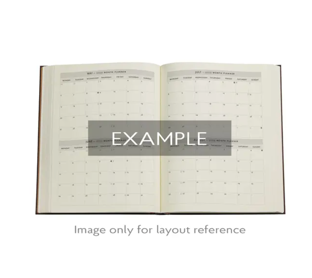 2026 Layla, Ultra, Vertical, Hardcover Weekly Diary