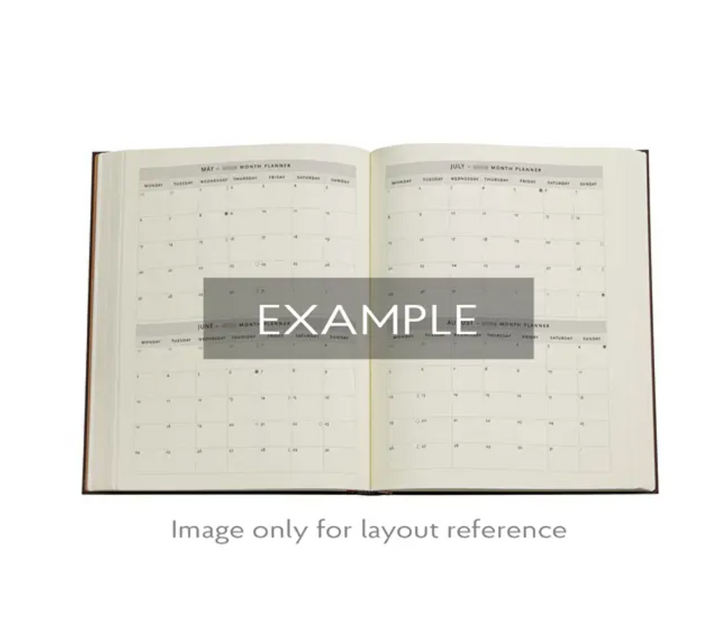 2026 Layla, Ultra, Vertical, Hardcover Weekly Diary